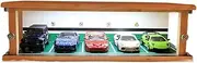 Simulation Car Garage Model 1:32 Solid Wood Parking lot Model Scene Simulation car Model Garage Toy Storage dust Cover with Light Acrylic Display Case Decoration