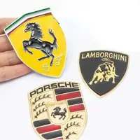 在飛比找蝦皮購物優惠-Ferrari貼標Porsche Lamborghini A