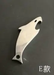 Shark Shaped Keychain Keyring Bottle Opener Functional Art Design