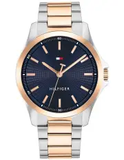 [Tommy Hilfiger] Bruce Stainless Steel Watch in Navy