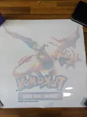 Charizard Pokémon TCG Brilliant Stars Window Cling Retailer Promo Poster