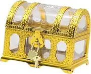MYCENSE Multifunctional Gift Box for Trinkets And Letters, Pirate Chest Style, Style C, as described
