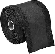 TEHAUX 3 Carpet Wire Sleeving Cord Hider Carpet Tape Black Cord Cover Wire Cover Wire Management Cable Raceway Floor Carpet Cable Cover Overfloor Cord Protector Nylon Open Type Organizer
