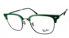 Ray-Ban New Clubmaster Reading Glasses RB 7216 8208 51 Black Green Frame Readers