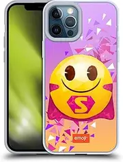 Head Case Designs Officially Licensed emojiｮ Superhero Polygon Soft Gel Case Compatible with Apple iPhone 12 Pro Max