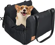 Car Dog Seat - Travel Back Seat Automobile Nest Bed for Pets,Cat Bed with Side Zipper, Portable Puppy Carrier for Small Pets Vacation