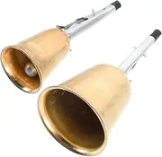 2pcs Metal Fishing Bells Bait Alarms for Carp Fishing Bell Alarms for Rods Bite Alerts Sea Pole