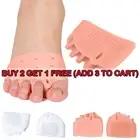 Orthotic Toe Straighteners Gel Silicone Separator Hammer Bunion Corrector Tools~
