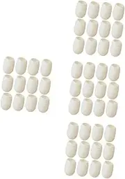 Baluue 4sets Practical Face Cleaning Silkworm Balls Natural Exfoliating Scrub Set 20pcs*4