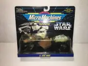 1995 Micro Machines II Star Wars Landspeeder Jawa Sandcrawler Millenium Falcon