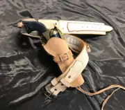 WESTERN .22 HOLSTER GUN LEATHER RIG SASS PISTOL COWBOY REVOLVER 40-42 SIZE