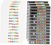 CIMAXIC 6 Pcs Guitar Fretboard Note Stickers Removable Decals for Easy Learning for Quick Mastery of Guitar Scales