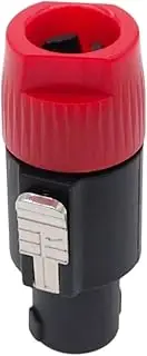 CCWUTQF Speaker Connector 4 Core Professional Audio Power Plug Speakon Connectors(T-Red)