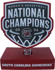South Carolina Gamecocks 2024 Women's Basketball National Champs Bobblehead Logo