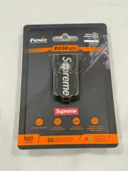 Supreme Fenix E03R Flashlight Keychain Black FW24 Supreme New York 2024