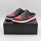 FJ1214-001 Nike Air Jordan 1 Mule Golf Bred Varsity Red Black White (Men's)