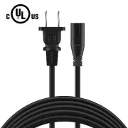 UL 6ft AC Power Cord Cable Lead For Marshall Stanmore III Bluetooth Speaker Plug