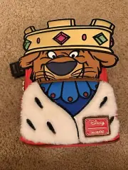 NWT Loungefly Disney Robin Hood Prince John Cosplay Mini Backpack