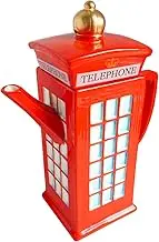 Famous London British London Red Telephone Box Shaped Ceramic Teapot