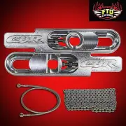 2007 Honda CBR600RR Swingarm Extensions, 525 Chain and 36" Brake Line, CBR600RR