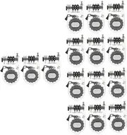 SUPVOX 5sets 3pcs Snowboard Lock Theft Safety Lock for Skis Bikes and Trolleys Durable Portable Plastic Design for Outdoor Use Secure Anywhere 3pcs*5