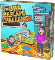 Lava Escape Challenge - The Super Fun Hopping, Leaping, Jumping, Physical Challenge Activity STEM Game for Kids