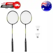 Family Badminton Set with 2 Rackets Shuttlecocks Portable Tennis Outdoor Sports*