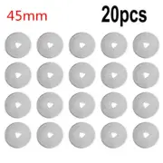 20pcs 45mm Rotary Cutter Spare Blades Leather Quilters Sewing Patchwork Fabric