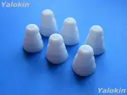 6pcs Eartips for Skullcandy Grind Indy Fuel - Large White Triple Flange Earbuds
