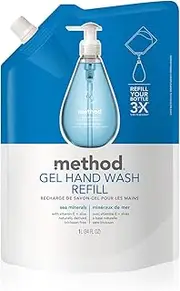 Method Gel Hand Soap Refill, Sea Minerals, 34 Ounce