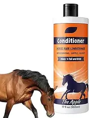 Mane Shampoo | 500ml Natural Mane and Tail Detangler Shampoo - Shower Bath Solution, Coat Cleanser, Add Shine, Detangle, Repel Dirt & Dust, Reduces Breakage