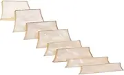 COSMEVIVI 9pcs Electric Guitar Fretboard Shell Inlay Dots Trapezoid Inlay Material for Guitar Parts Accessory Kit