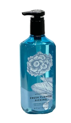 NEW 1 BATH & BODY WORKS FRESH FLOWER PICKING GENTLE GEL HAND SOAP WASH 8 FL OZ