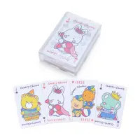 在飛比找momo購物網優惠-【SANRIO 三麗鷗】復古馬戲團系列 撲克牌造型便條紙 C