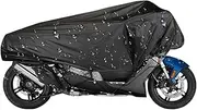 Motorcycle Cover Waterproof Outdoor, Motorcycle Lightweight Cover Outdoor, Hydrophobic Barrier, Sealed Elastic Protector Half Dust All Weather Sun Protection for Electric Vehicle Automotive