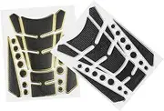 2pcs Motorcycle Stickers Stickers Tag Motorbike Tank Protectors Tank Pad Protector Decal Gas Cap Decal Motorcycle Decor Three-Dimensional Soft Glue