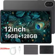 2025 12" Tab Android 13 Tablet 16GB RAM+128GB ROM Google 7000mAh 5G WIFI 8Core