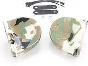 FARBIN Train Horns for Trucks Motorcycle 12V 150DB Train Sound Car Horn Kit Super Loud Snail Horn for Motorbike Truck Boat Pickup (Camouflage pattern,12V)