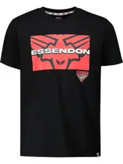 Essendon AFL Adult T-Shirt ESSENDON (SOLID)