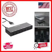 7.1 USB Surround Sound Card- 48KHz-384KHz Sample Rate for Headphones, Full Al...