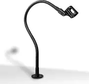 Microphone Arm Stand Flexible Gooseneck Mic Stand Holder with Mounting Base for Table Walls Podium Podcasting Streaming Radio Broadcast Studio (24-INCHS)
