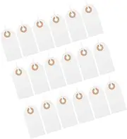 HOODANCOS 200Pcs Blank Price Tags with String Writable Marking Tags for Clothes Jewelry Crafts Labels for Stock Management Price Display