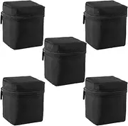 5X Camera Lens Bag DSLR Padded Thick Shockproof Protective Pouch Case Lens Pouch for DSLR Camera