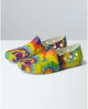 Vans Slip-On TRK Tie Dye Sneakers Trek Shoes