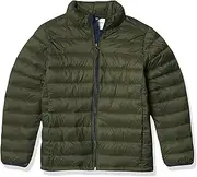[Amazon Essentials] Boys' Lightweight Water-Resistant Packable Puffer Jacket