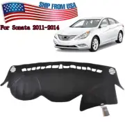 Car Dash Cover Mat Dashboard Pad Black Carpet for Hyundai Sonata 2010 - 2014 NEW