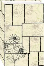 Floral 4X6 Photo Album Holds 504 Photos 3 Ring Binder Archival Safe