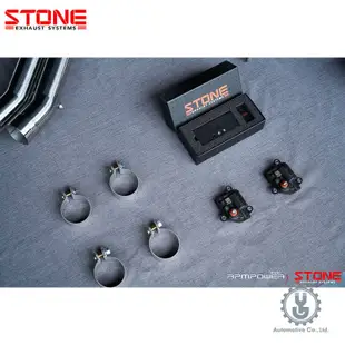 STONE巨石｜Benz C400｜Cat-Back System｜中尾段排氣管｜電子閥門系統【YGAUTO】