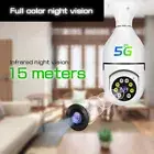 HD 1080P Light Bulb Camera 360 Degrees Panoramic Wi-Fi Security Cam