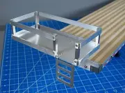 New Add on Aluminum Rack Platform for Tamiya 1/14 Semi Flatbed Trailer Truck